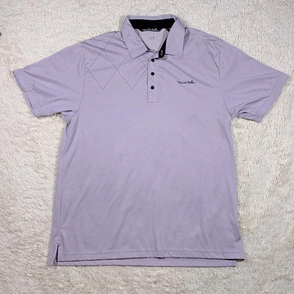 Travis Mathew Other - Travis Mathew polo tech golf lavender purple size XL diamond argyle cotton poly